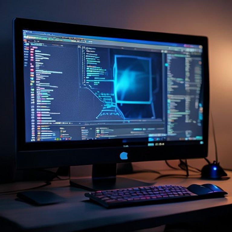 Close up of a high performance monitor utilizing variable refresh rate.
